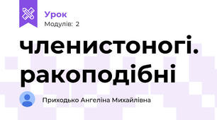 членистоногі. ракоподібні