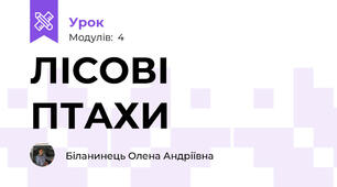 ЛІСОВІ ПТАХИ
