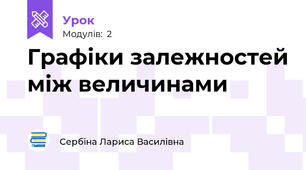 Графіки залежностей між величинами
