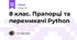 8 клас. Прапорці та перемикачі Python
