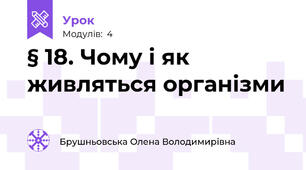 § 18. Чому і як живляться організми