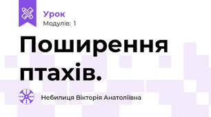 Поширення птахів.