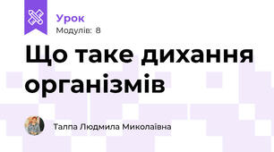 Що таке дихання організмів