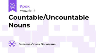 Countable/Uncountable Nouns