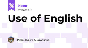 Use of English 