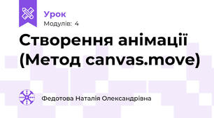 Створення анімації (Метод canvas.move)