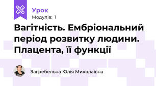 Вагітність. Ембріональний період розвитку людини. Плацента, її функції 