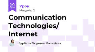 Communication Technologies/ Internet
