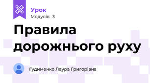 Правила дорожнього руху 