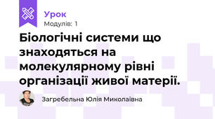 Біологічні системи що знаходяться на молекулярному рівні організації живої матерії.