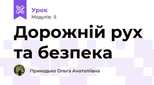 Дорожній рух та безпека
