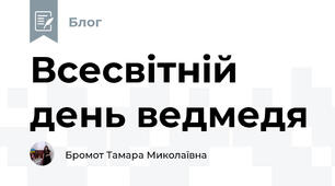 Всесвітній день ведмедя