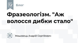 Фразеологізм. "Аж волосся дибки стало"
