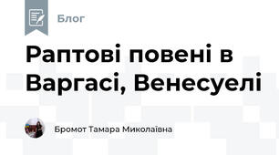  Раптові повені в Варгасі, Венесуелі