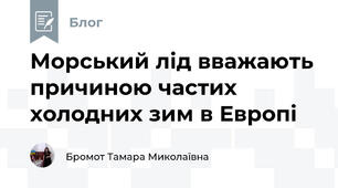 Морський лід вважають причиною частих холодних зим в Европі