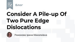 Consider A Pile-up Of Two Pure Edge Dislocations
