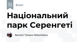 Національний парк Серенгеті