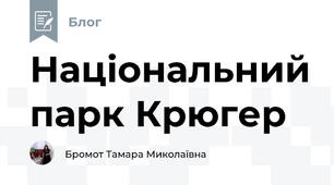 Національний парк Крюгер