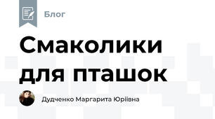  Смаколики для пташок