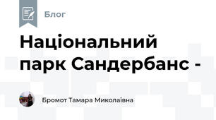 Національний парк Сандербанс -
