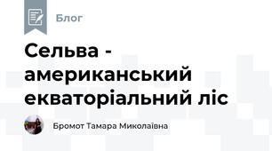 Сельва - американський екваторіальний ліс