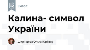  Калина- символ України