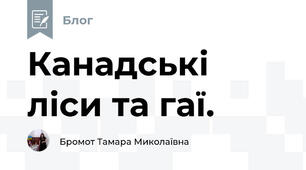 Канадські ліси та гаї.