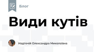 Види кутів