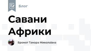 Савани  Африки
