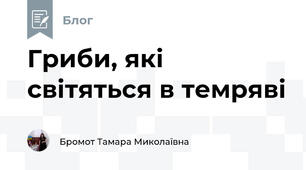 Гриби, які світяться в темряві