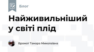 Найживильніший у світі плід