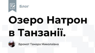 Озеро Натрон в Танзанії.