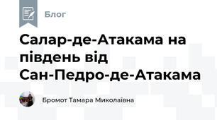 Салар-де-Атакама на південь від Сан-Педро-де-Атакама