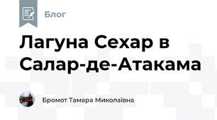 Лагуна Сехар в Салар-де-Атакама