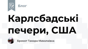 Карлсбадські печери, США 