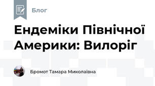 Ендеміки Північної Америки: Вилоріг