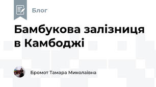 Бамбукова залізниця в Камбоджі