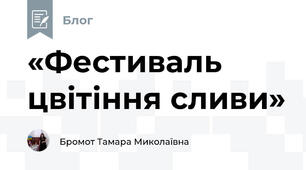 «Фестиваль цвітіння сливи»