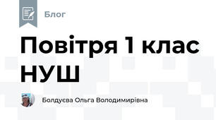 Повітря 1 клас НУШ