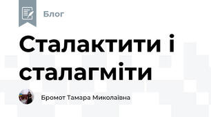 Сталактити і сталагміти