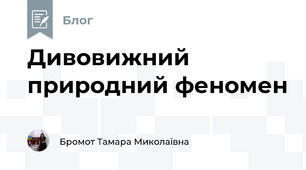 Дивовижний природний феномен