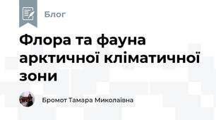 Флора та фауна арктичної кліматичної зони