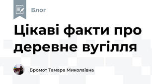 Цікаві факти про деревне вугілля