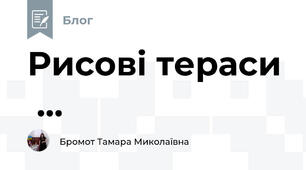 Рисові тераси  ...