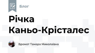 Річка Каньо-Крісталес