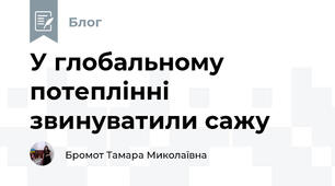 У глобальному потеплінні звинуватили сажу