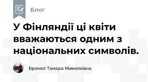 У Фінляндії ці квіти вважаються одним з національних символів. 