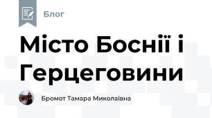 Місто Боснії і Герцеговини