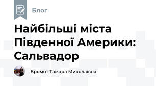 Найбільші міста Південної Америки: Сальвадор