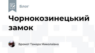 Чорнокозинецький замок
